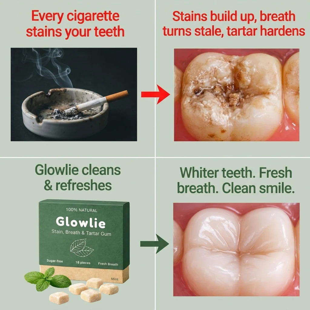 Glowlie - Clean Gum for Smokers